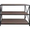 Image de CONCEPT1 Zena noyer, noyer noir 94 x 40 x h65cm 322RTC1516