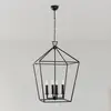 Image de Opviq Lustre Till 13251, noir, métal, à 4 lampes