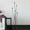 Image de Opviq Lampadaire Bonibon 13231 noir métal hauteur 155 cm à 5 lampes