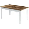 Image de CONCEPT1 Milan 520 noyer blanc 145 x 88 x h75 845HCT1408
