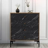 Image de Homitis - Commode Lizbon 541 noyer/noir - 76x90.7x40 cm OS