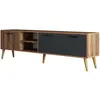 Image de CONCEPT1 Exxen 1581 Noyer Anthracite 180x 53 x 35 389MZA1175