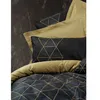 Image de CONCEPT1 Veta 240x220cm + 2 taies 60x60 or noir 129CTN64268