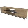 Image de CONCEPT1 Eslem - Chêne, Noir 120 x 43,6 x 29,6 875ZNA4595