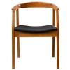 Image de Homitis - Chaise Albero noyer/noir - 50x70x53 cm OS