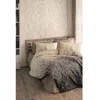 Image de Parure de lit - 1 housse de couette 220 x 240 cm + 2 taies doreiller 60 x 60 cm - 100% coton renforcé - Beige