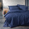 Image de En Vogue - Parure housse de couette Plain bleu foncé 240x220 cm