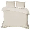 Image de CONCEPT1 Rayée 240x220cm + 2 taies 60x60 satin ecru 129CTF24635