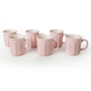 Image de Mioli - 6 Tasses en Céramique rose/crème - D.10 cm OS