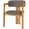 Image de Wooden Art - Chaise Co chêne/marron - 58x76x49 cm OS