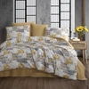 Image de Mijolnir - Parure housse de couette Serra jaune/blanc/gris 240x220 cm