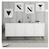 Image de CONCEPT1 Lyon blanc noyer 180 x 35 x 81cm 845HCT5533