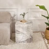 Image de Homitis - Table d'appoint Küp marbre freesia - 45x50x45 cm OS
