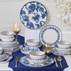 Image de Hermia Concept - Service de table en Grès - 24 pièces bleu/blanc OS