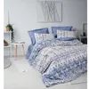 Image de CONCEPT1 Cleo 240x220cm + 2 taies 60x60 bleu 129CTN94492