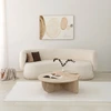 Image de Homitis - Table basse Podium travertin - D.90x35 cm OS