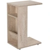 Image de Hanah Home - Table d'appoint Filinta travertin - 30x63x40 cm OS