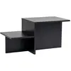 Image de CONCEPT1 Harmonie Bois noir 80 x 40 x h40cm 241NRD1227