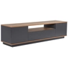 Image de Hanah Home - Meuble TV Veramont anthracite/pin atlantique - 180x44.6x44.5 cm OS