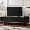 Image de Homitis - Meuble TV Serenity noir - 180x45x30 cm OS