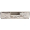 Image de Homitis - Meuble TV Vanguard marbré - 160x42x29.5 cm OS