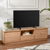 Image de Wooden Art - Meuble TV Vanguard atlantic pine - 160x42x29.5 cm OS