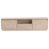 Image de Homitis - Meuble TV Vanguard travertin - 160x42x29.5 cm OS