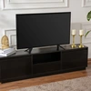 Image de Homitis - Meuble TV Vanguard bois noir - 160x42x29.5 cm OS