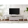 Image de Meuble TV - ENCLAVE - Gris - 180 x 50 x 31 cm