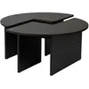Image de CONCEPT1 Moira Bois noir 90 x 90 x h41cm 241NRD1403