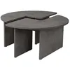 Image de CONCEPT1 Moira gris béton 90 x 90 x h41cm 241NRD1407