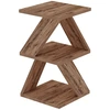 Image de Hanah Home - Table d'appoint Albeni pin atlantique - 29.6x54.2x29.6 cm OS