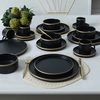 Image de Hermia Concept - Service de table en Grès noir mat - 20 pièces OS