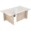 Image de Homitis - Table basse Vetrino travertin - 105x40x65 cm OS