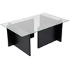 Image de Homitis - Table basse Vetrino noire - 105x40x65 cm OS