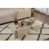 Image de Homitis - Table basse Flavio travertin - 105x30x65 cm OS
