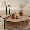 Image de Homitis - Table basse Orion chêne miel/noir OS