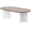 Image de CONCEPT1 Sable noyer blanc 119 x 60 x h40cm 909NRD1111