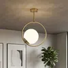 Image de Opviq - Lustre Dolunay 3903 dorée - 35 x 35 x 27 cm OS
