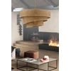 Image de Opviq - Lustre Couper Hazeran beige - 40 x 40 x 22 cm OS