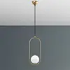 Image de Opviq Suspension Mudoni, doré/blanc, verre, métal, E27