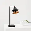 Image de Opviq Lampe à poser Yildo, noir/cuivre, métal, hauteur 52 cm
