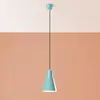 Image de Opviq Suspension Konikkem, turquoise, métal, Ø 14 cm, E27