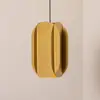 Image de Opviq Suspension Corner, couleur or, hauteur 35 cm, métal, E27