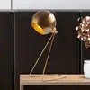 Image de Opviq Lampe à poser Mixed, laiton, métal, hauteur 45 cm, E14