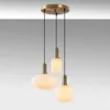 Image de Opviq - Lustre Asker 15201 dorée - 55 x 55 x 42 cm OS