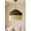 Image de Opviq - Lustre Ivernia vert/crème - 42 x 42 x 22 cm OS