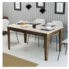 Image de CONCEPT1 Milan 898 noyer travertin 145 x 88 x h75 845HCT1411