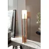 Image de Opviq - Lampadaire Minimalist noyer - 120 x 22 x 8 cm OS