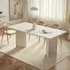 Image de Homitis - Table à manger Linza travertin - 180x75x90 cm OS